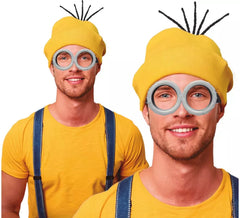 Pacchetto cappello e occhiali da aiutante del cattivo adulto