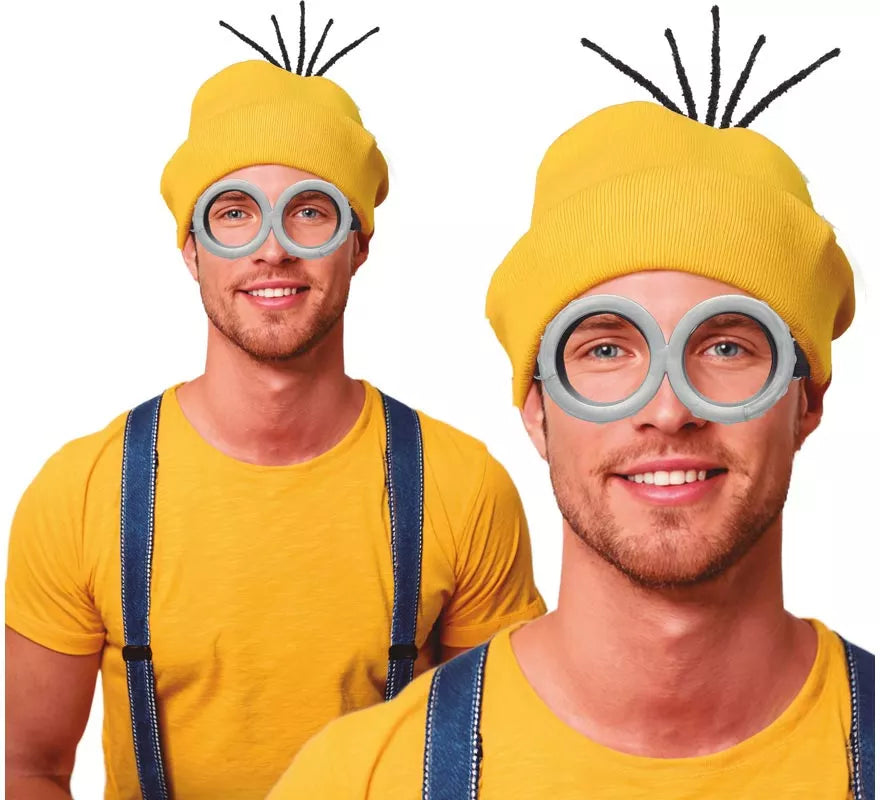 Translation missing: it.Pack de Gorro y Gafas de Ayudante de Villano para adultos
