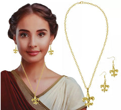 Set di gioielli romani: collana e orecchini