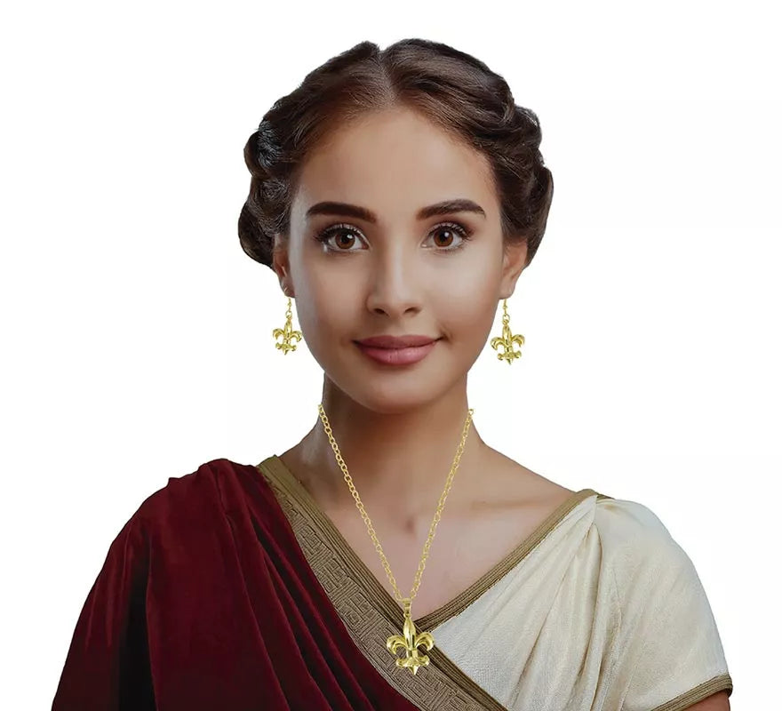 Pack de Joyas Romanas: Collar y Pendientes