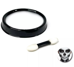 Confezione trucco bianco a base acqua con pennello