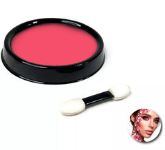 Confezione trucco fucsia a base acqua con pennello