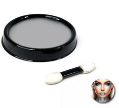 Pack de Maquillaje al agua plateado con brocha