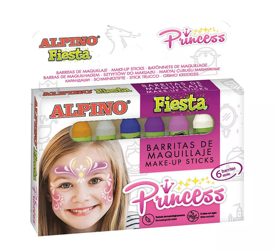Translation missing: it.Pack de Maquillaje Princesa 6 colores de 5 grs