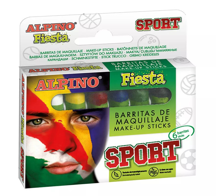 Translation missing: it.Pack de Maquillaje Sport 6 colores de 5 grs