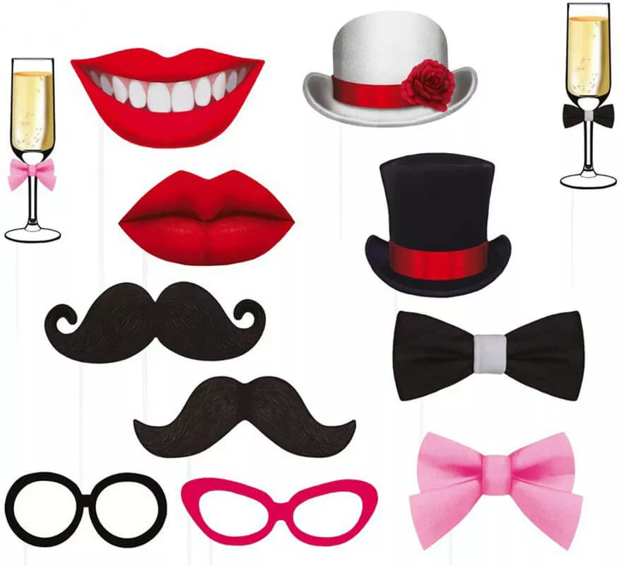 Translation missing: it.Pack de Photocall con 12 Piezas Gigantes Party