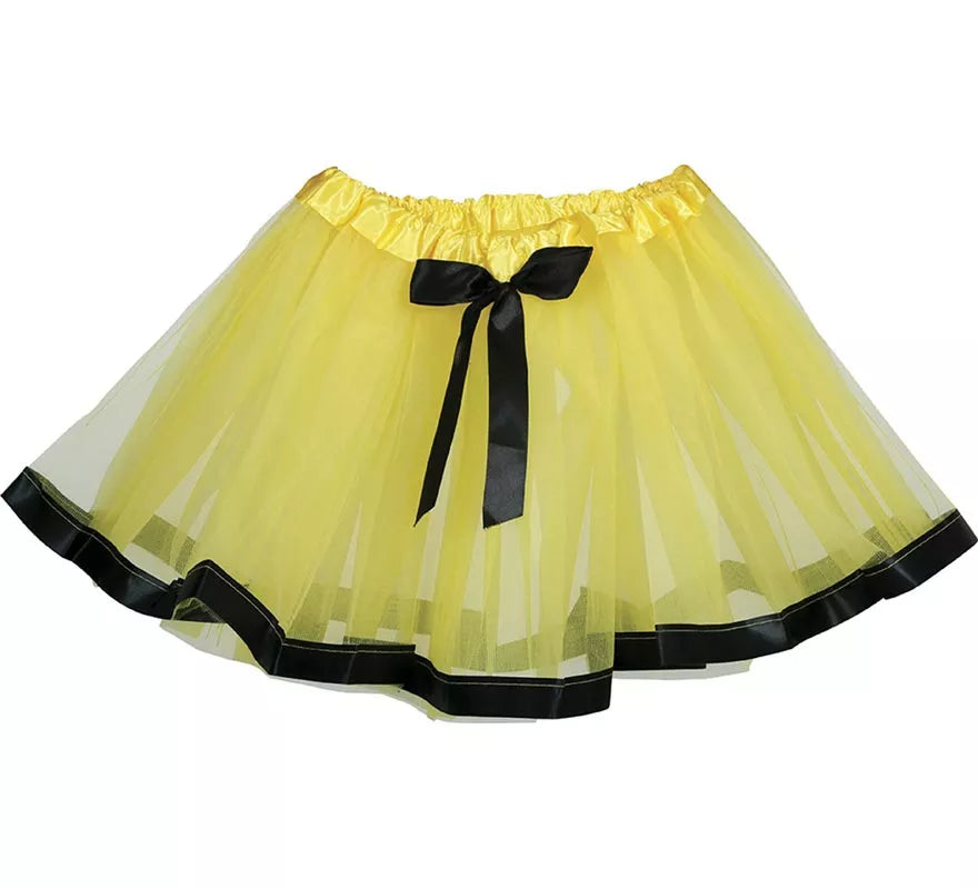 Pack Diadema y Tutú de Ratón Amarillo para niña