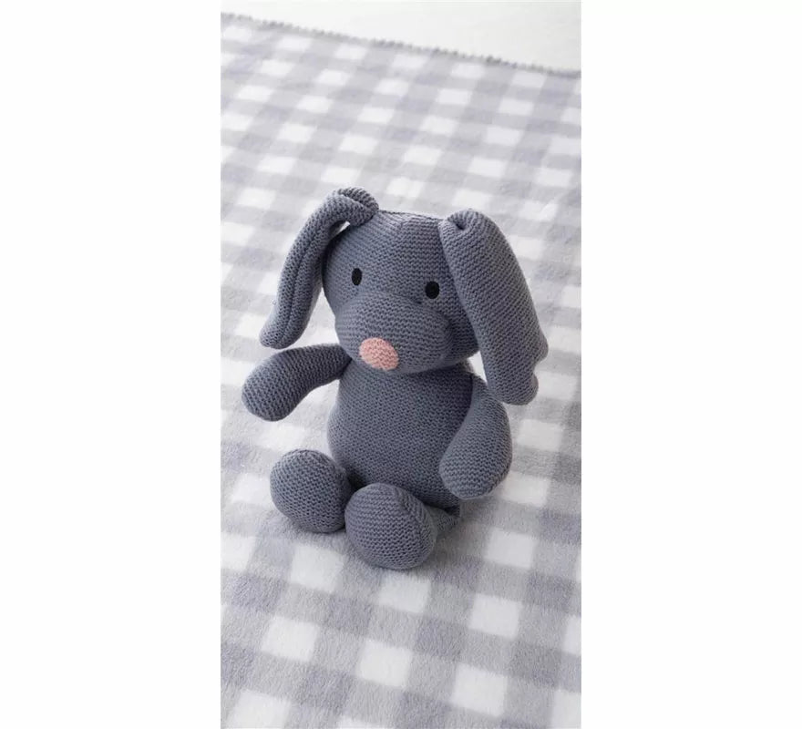 Translation missing: it.Pack Manta de 90x75 cm y Perro de Peluche gris de 26 cm