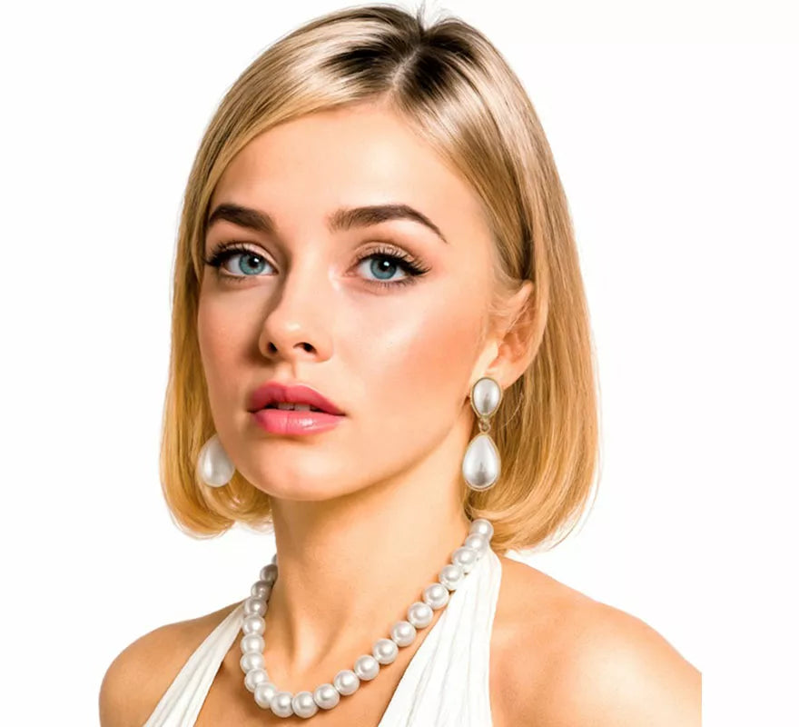 Translation missing: es.Pack Pendientes y Collar de Perlas de Diva