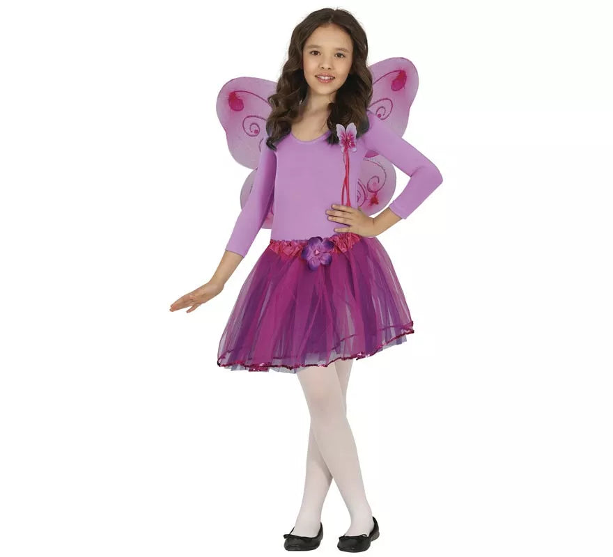 Translation missing: es.Pack Tutú, Alas y Lazo Mariposa rosa para niña