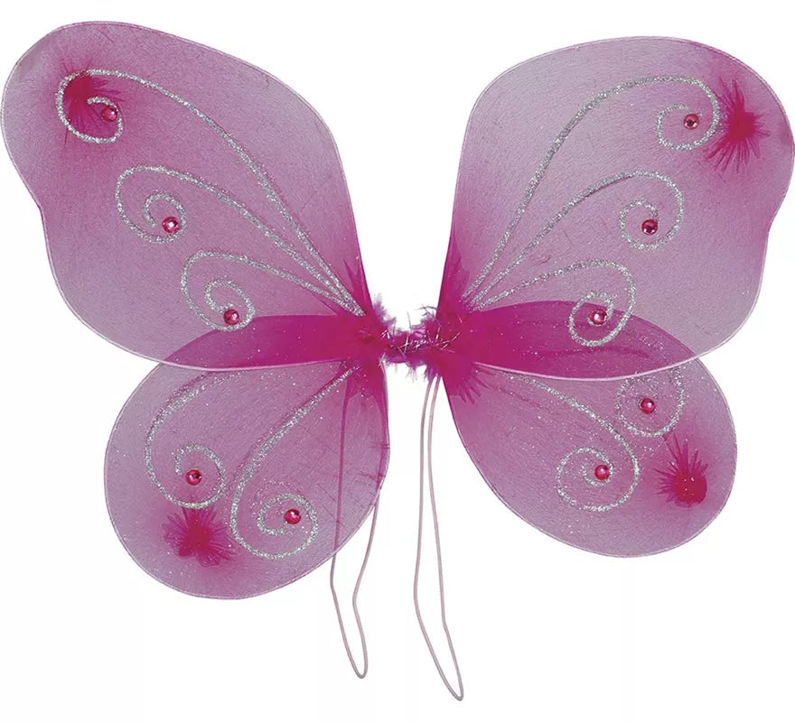 Translation missing: es.Pack Tutú, Alas y Lazo Mariposa rosa para niña