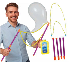 Bastoncini e fili per bolle di sapone con liquido