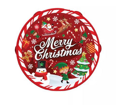 Tamburello Merry Christmas in pvc 13 cm