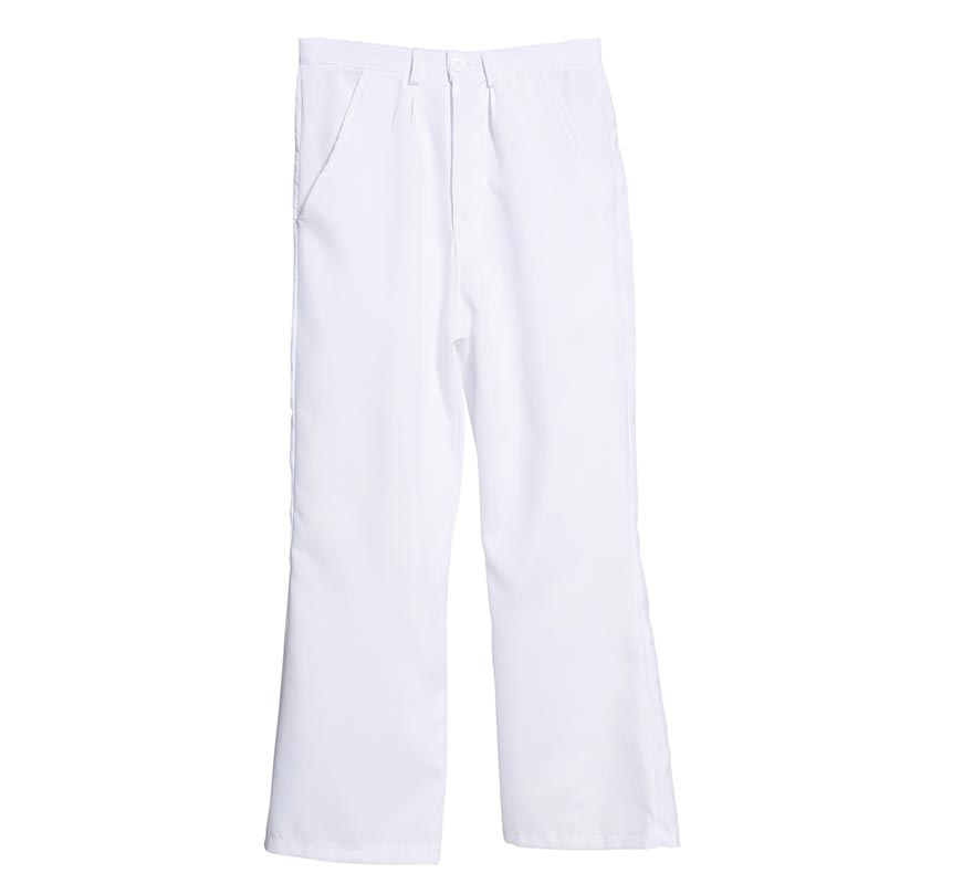 Translation missing: it.Pantalón Blanco de Disco para Hombre