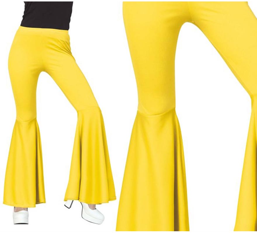 Translation missing: it.Pantalón Campana Elástico Talla M (Medium) en varios colores para mujer