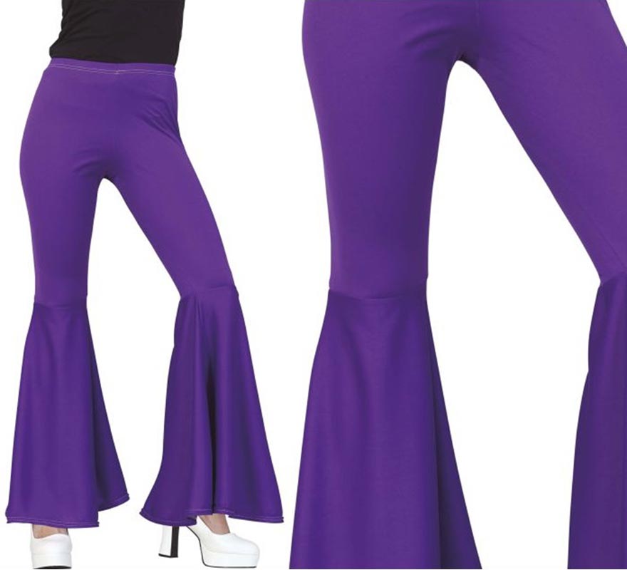 Translation missing: it.Pantalón Campana Elástico Talla M (Medium) en varios colores para mujer