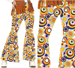 Pantaloni da donna a pois anni '70