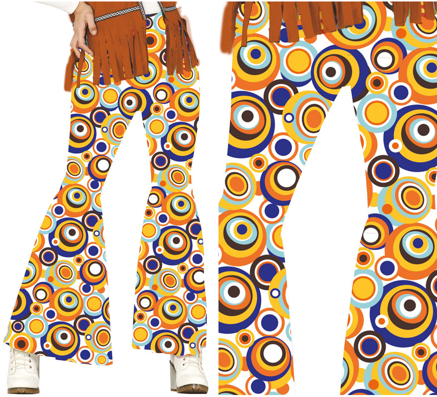 Translation missing: it.Pantalón de los años 70 Lunares para mujer
