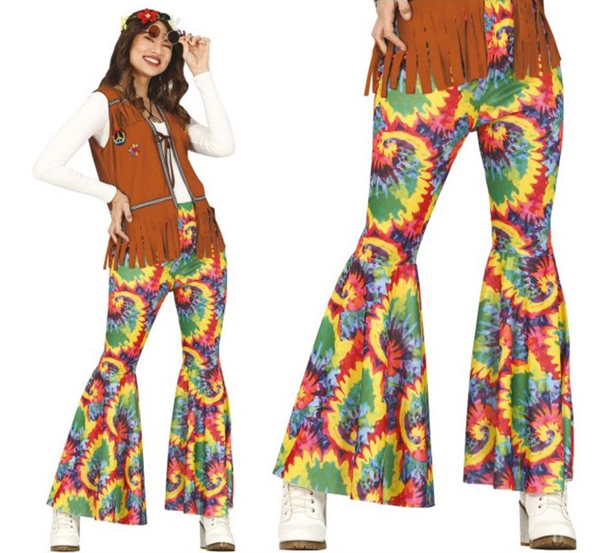 Translation missing: es.Pantalón Hippie Estampado multicolor para mujer
