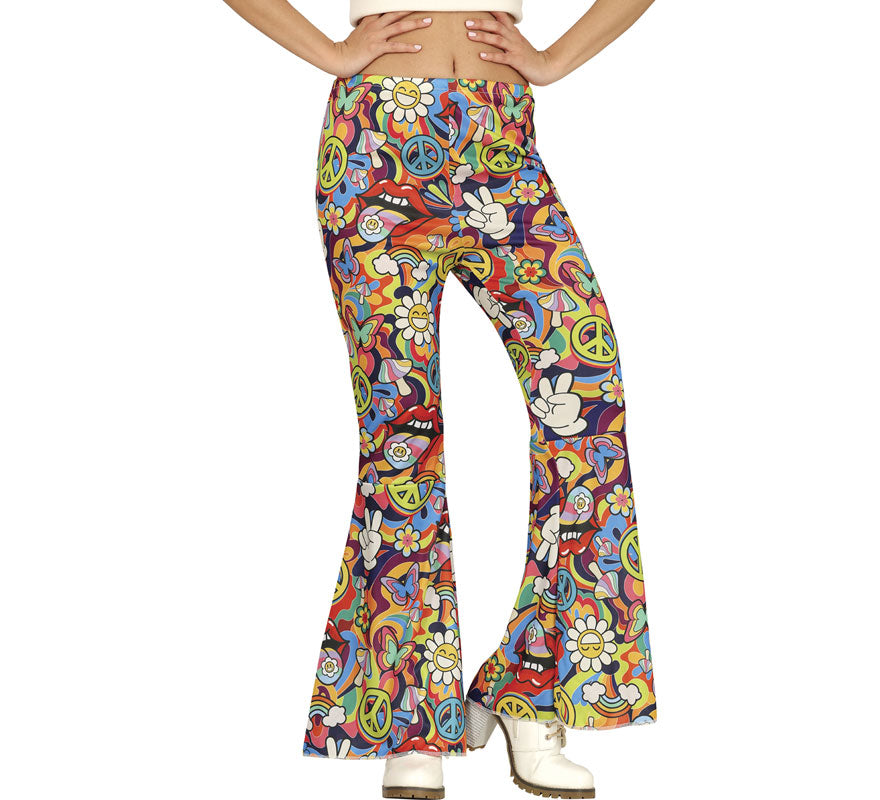 Translation missing: it.Pantalón Hippie Paz y Amor para mujer