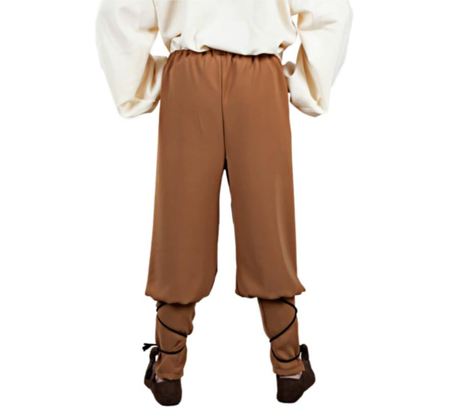 Translation missing: it.Pantalón Medieval de Tabernero marrón para hombre