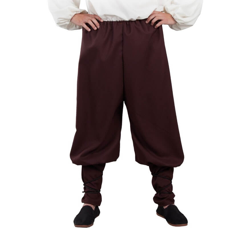 Translation missing: it.Pantalón Medieval Marrón para adultos