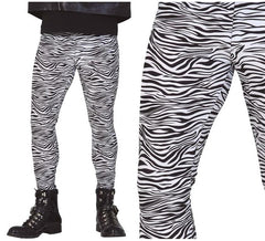 Pantalón Rock Estampado Cebra adulto