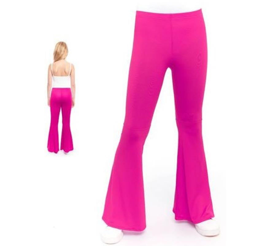Translation missing: it.Pantalones de Campana de Punto color Fucsia para niños