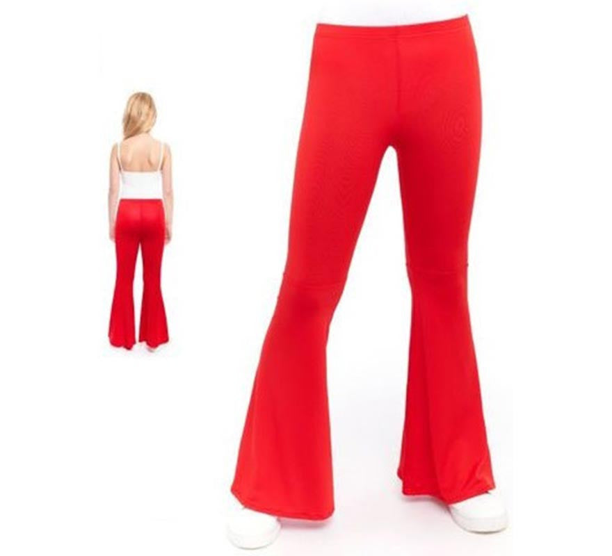 Translation missing: it.Pantalones de Campana de Punto color Rojo para niños