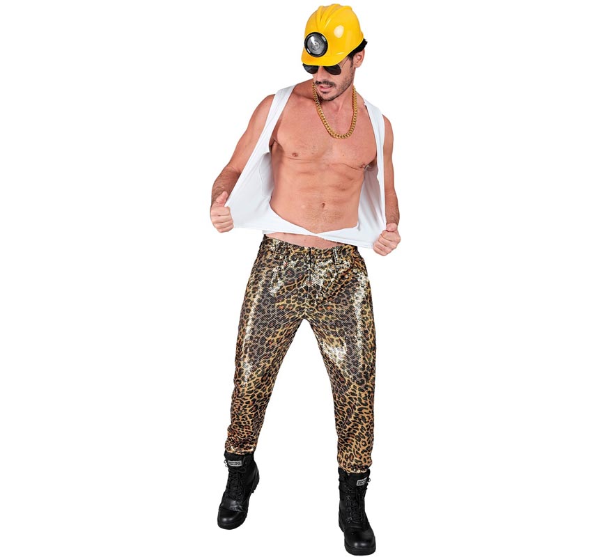Translation missing: it.Pantalones Fiesta animal print leopardo para hombre