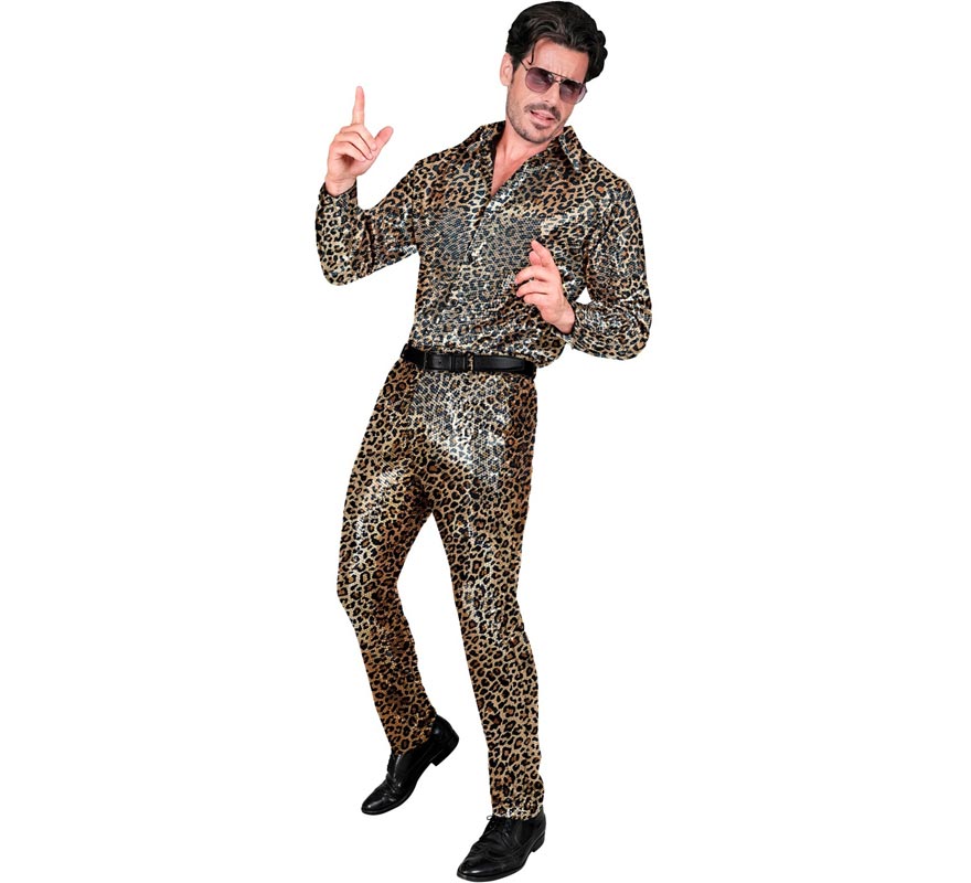 Translation missing: it.Pantalones Fiesta animal print leopardo para hombre