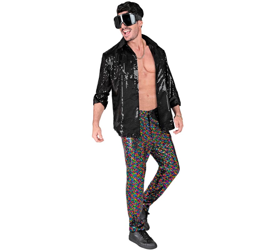 Translation missing: es.Pantalones puntos multicolor para hombre