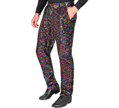 Pantalones puntos multicolor para hombre