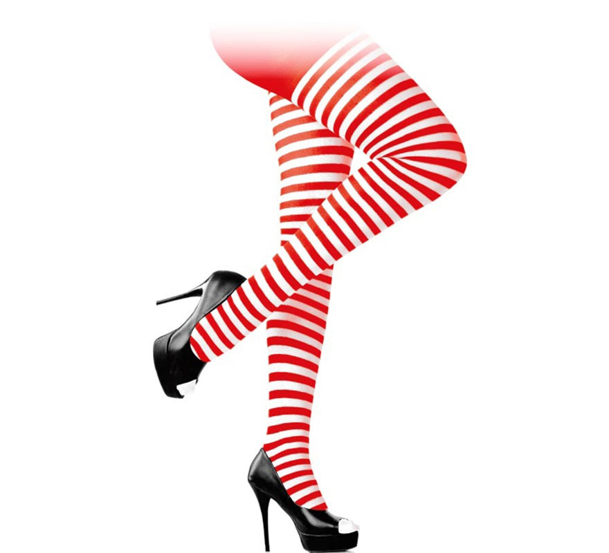 Translation missing: es.Panty a Rayas Rojo Adulto en varios colores