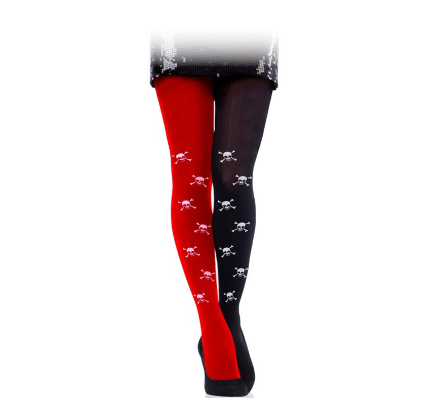 Translation missing: it.Panty de Pirata rojo y negro adulto