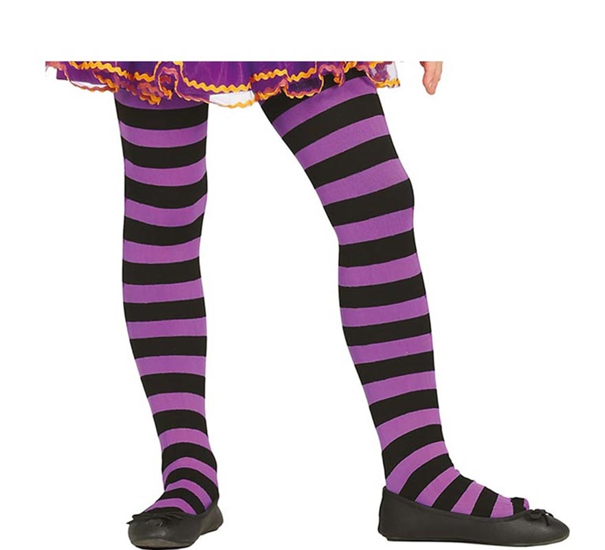 Translation missing: it.Pantys a Rayas en varios colores infantil de 7 a 12 años