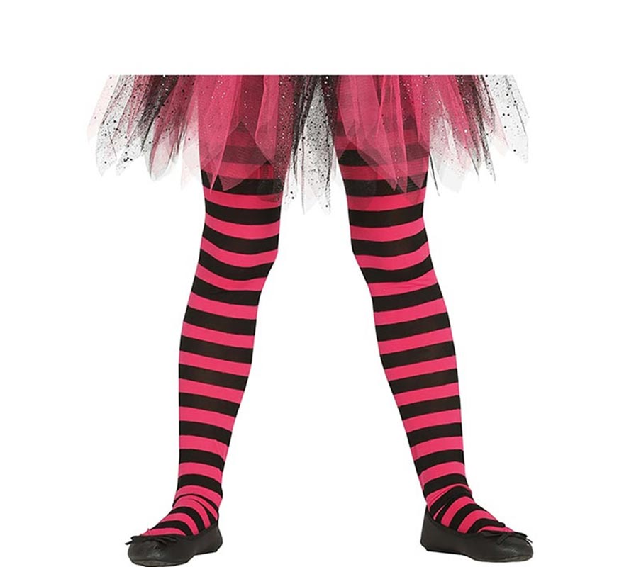 Translation missing: it.Pantys a Rayas en varios colores infantil de 7 a 12 años