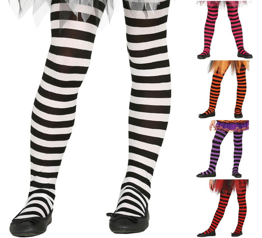 Translation missing: es.Pantys a Rayas en varios colores infantiles de 3 a 6 años