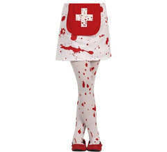 Collant bianchi con sangue di bambino