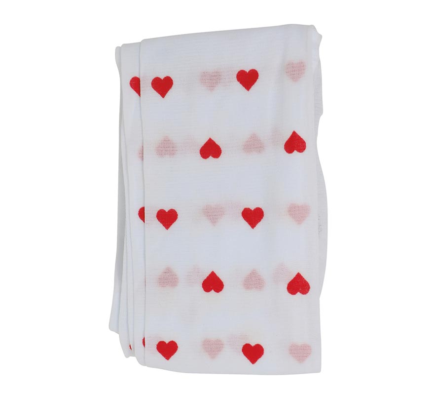 Translation missing: es.Pantys blancas con Corazones rojos