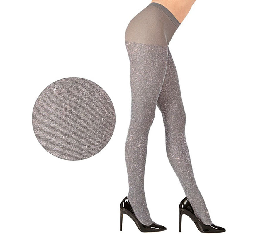 Translation missing: it.Pantys Brillantes plateados de 40 DEN para mujer