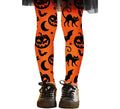 Pantys de Halloween naranjas Infantiles