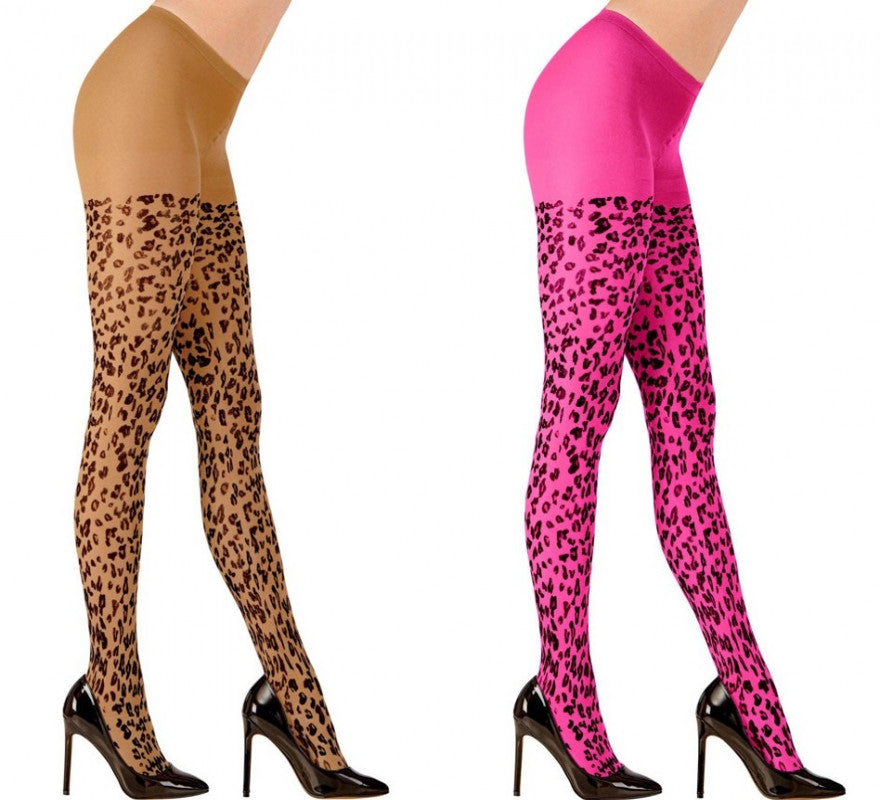 Translation missing: it.Pantys Estampado Leopardo en varios colores de 70 deniers para mujer