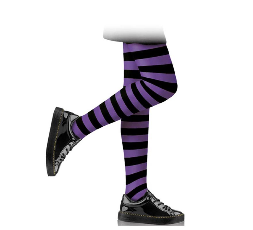 Pantys Infantiles Rayas Negras en varios colores