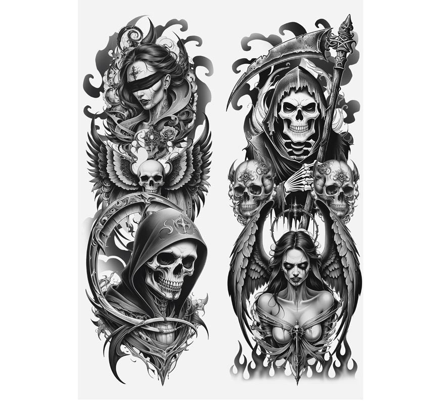 Translation missing: it.Pantys Muerte con efecto Tatuaje