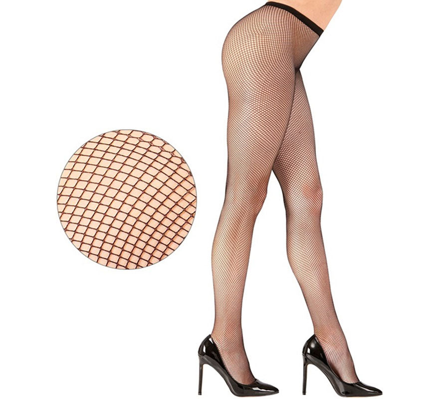 Translation missing: es.Pantys negros de Rejilla para mujer