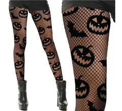 Collant a rete a forma di zucca da donna