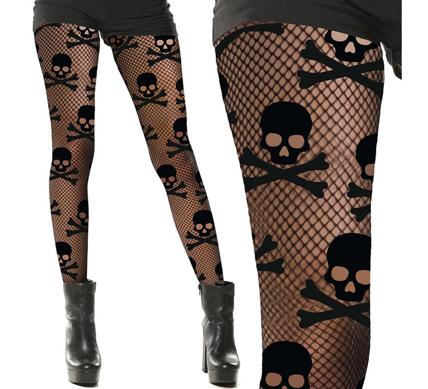 Translation missing: it.Pantys Rejilla de Calavera para mujer