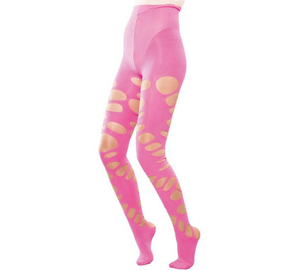 Pantys Rosa con Agujeros