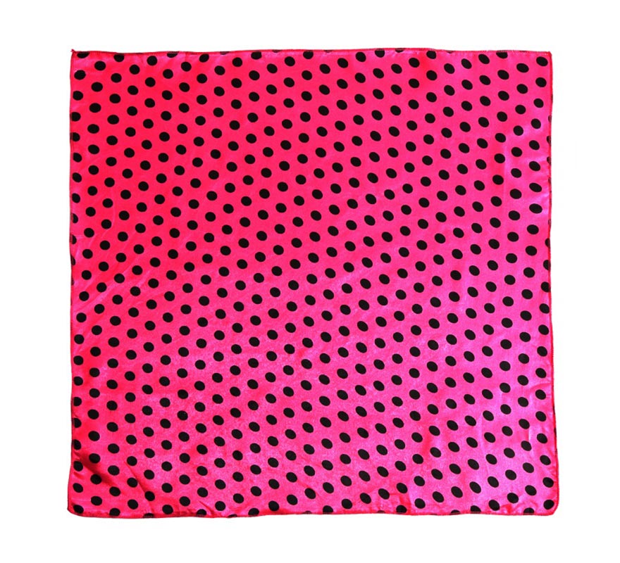 Translation missing: it.Pañuelo con lunares negros de 50x50 cm en varios colores
